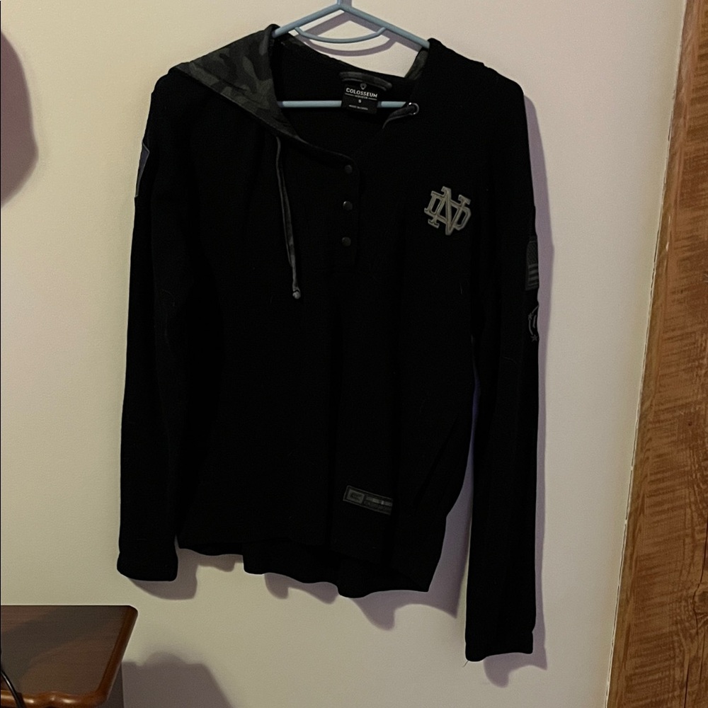 Colosseum Black Women's Crew Neck Sweater